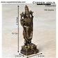 Handmade Copper Balaji with Garuda Idol Dimensions