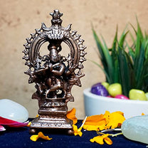 Copper Prabhavli Cow Krishna Idol 3 inches, 90 gm, 1 Piece