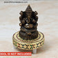 Buy Wooden Golden Foil Meenakari Round Chowki 