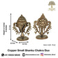 Copper Handmade Small Shanku Chakra Duo Dimension