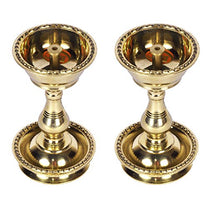 Brass Heavy Udupi Nanda Diya (no-2, Set of 2)